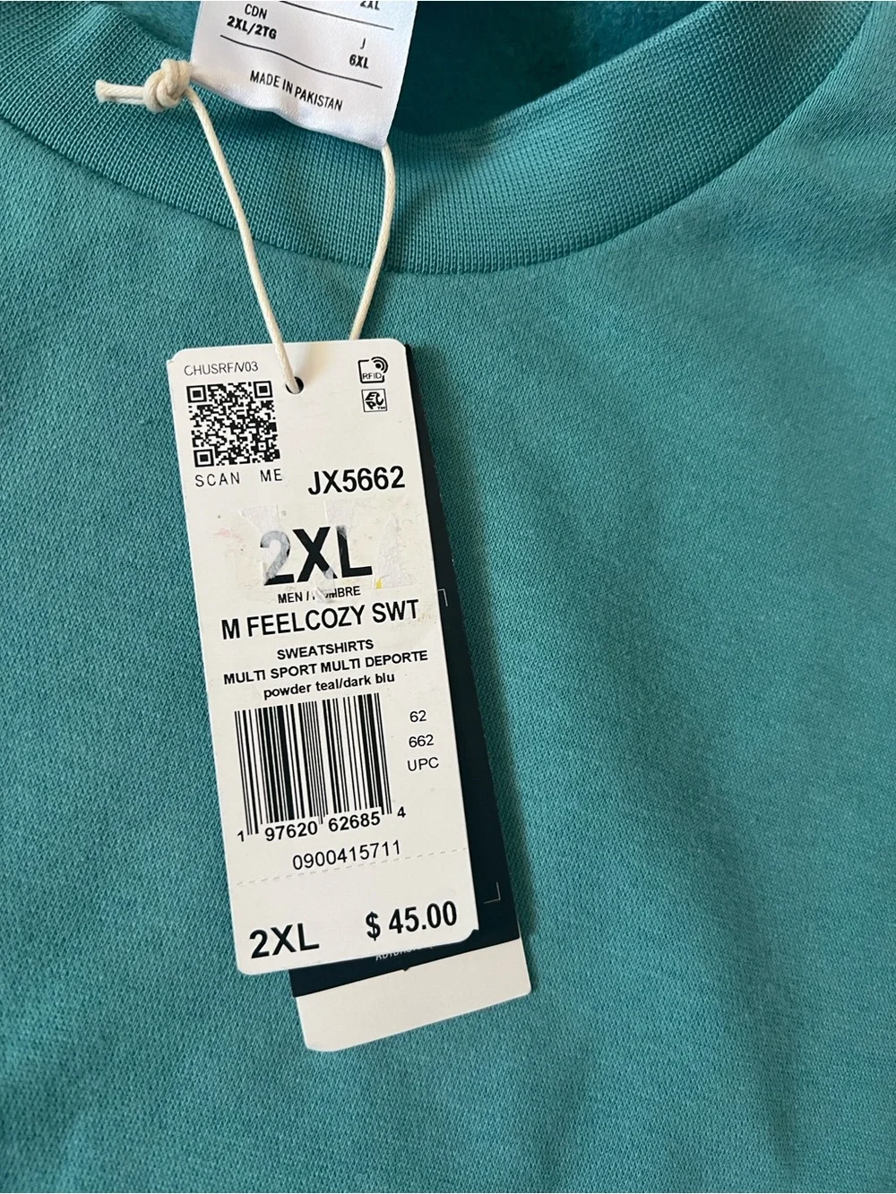 Adidas Multisport Crewneck Sweatshirt- Size 2XL‎